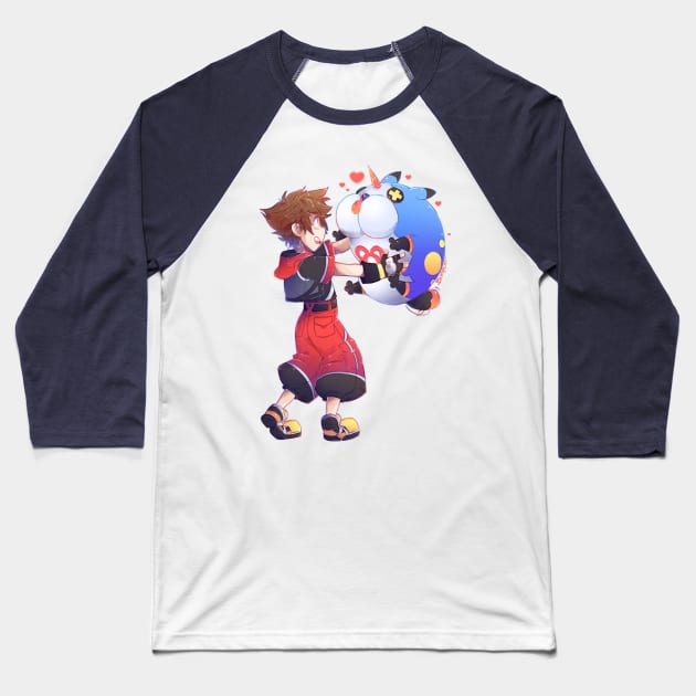 KH Dream Drom Distance Meow Wow Baseball T-Shirt by Blimpcat